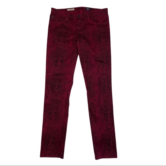 AG Adriano Goldschmied Animal Print Jeans - Picture 1 of 8